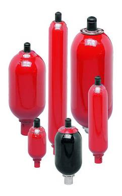 High pressure bladder accumulators