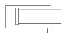 symbol plungerzylinder
